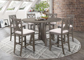 Coaster Athens 5-piece Counter Height Dining Set Barn Grey Model 109858-S5
